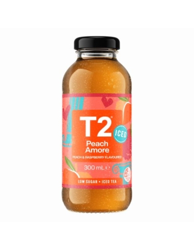 T2 Mrożona herbata brzoskwiniowa 300ml x 12