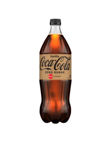 Coca Cola Bevanda analcolica alla vaniglia senza zucchero 1,25 l x 12