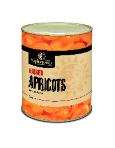 Sandhurst Albicocche Halves in Succo naturale 3kg x 1