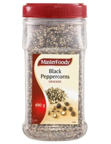 Masterfoods Peppercorn noir cassé 490g x 1