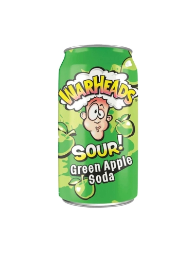 Warheads サワーソーダ グリーンアップル 355ml×12