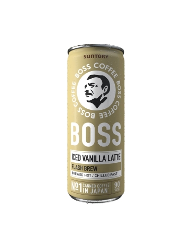 Boss Coffee アイスバニララテ 237ml x 12