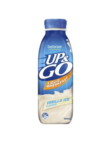 Up & Go Flaska waniliowa 500 ml x 12