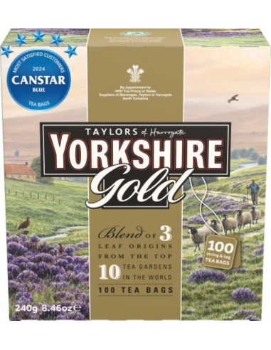 Talyors Of Harr Yorkshire Gold Bustine di tè 100 x 1