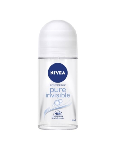 Nivea Anti-transpirant à bille pour femmes Pure 50 ml x 6