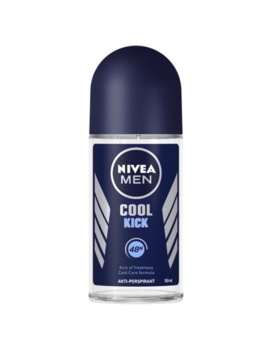 Nivea Mens Cool Kick Roll sur Antiperspirant 50ml x 6