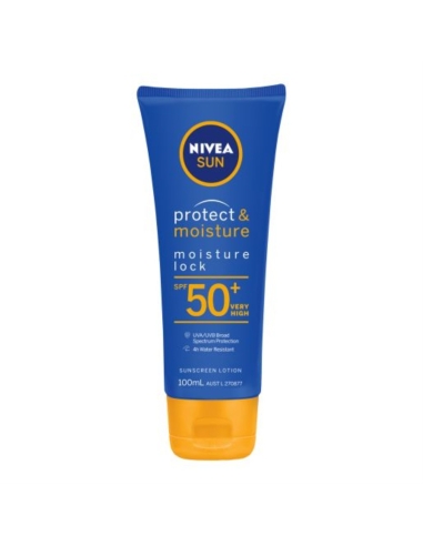 Nivea Protect & Moisture krem z filtrem przeciwsłonecznym Spf50+ 100 ml x 4