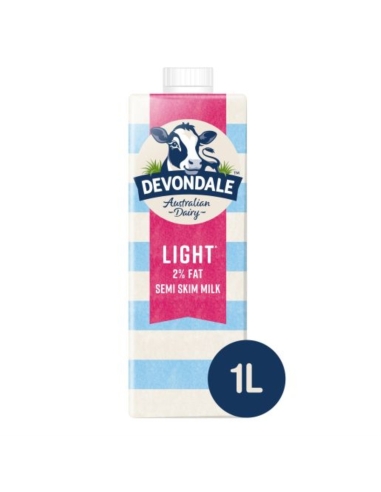 Devondale Lait Longévité Skim Semi 1l x 1