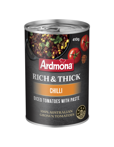 Ardmona Chilli Rich & Thick Canned Tomatoes 410g x 12