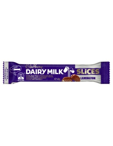 Cadbury Lamington Slice Bar 45g x 48