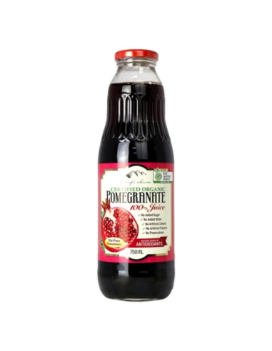 Chefs Choice Juice Pomegranate Organic 750 ml x 6