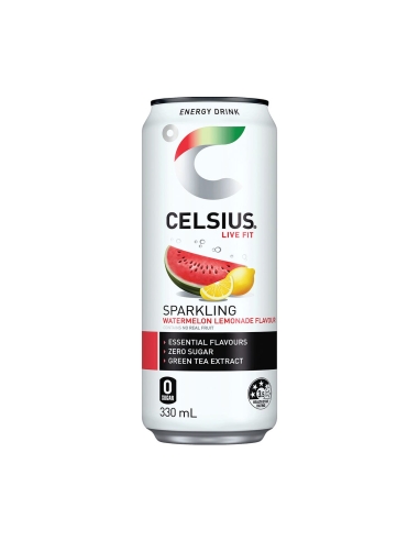 Celsius 气泡西瓜柠檬水 330ml x 24