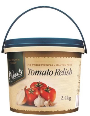 Wood's Relish de tomates 2,4 kg x 1