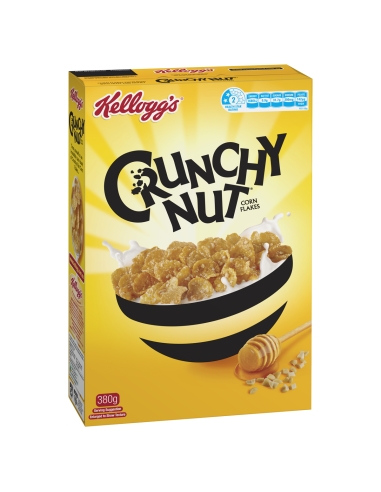 Kelloggs Płatki kukurydziane Crunchy Nut 380g x 1