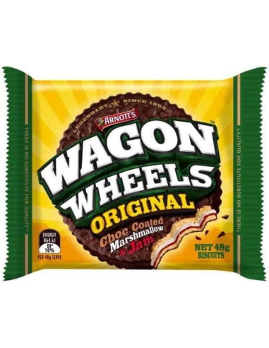 Arnotts Biscuits Wagon Wheels Original 48g x 16