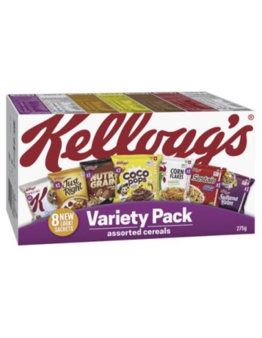 Kelloggs Cereal Variety Pack Sachets 275g x 1