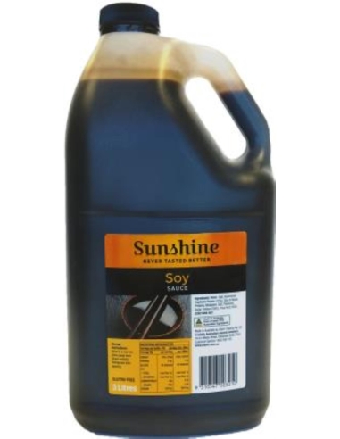 Sunshine Salsa di soia senza glutine 3ltr x 1