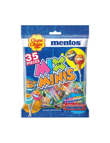 Chupa Chup Mentos Mini 35 Confezione x 5