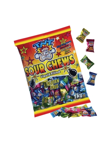 Tnt Sour Chews Płynne Wypełnienie 1kg x 1