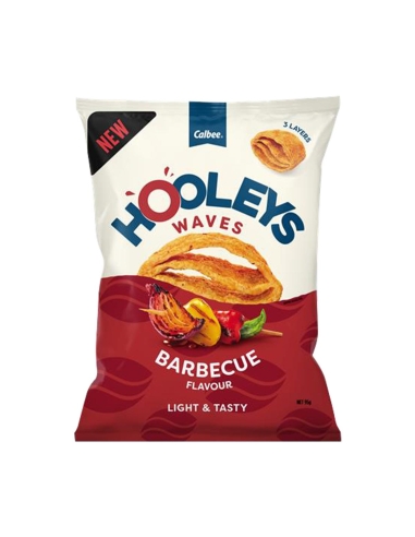 Hooleys Waves Barbecue 95g x 6