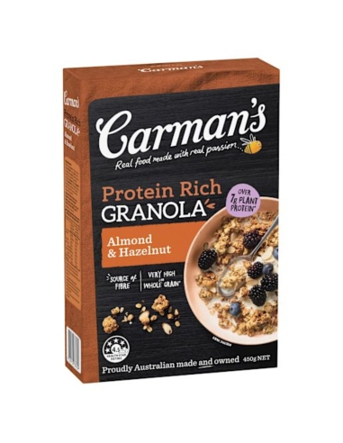 Carmans Protein Rich Granola Almond & Hazelnut 450g x 1