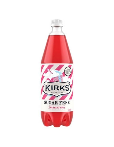 Kirks Soda crémeux sans sucre 1,25 l x 1