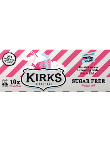 Kirks Soda crème sans sucre 375m x 20