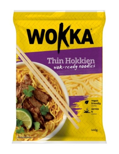 Wokka Noodle Cienkie makarony Hokkien 440 g x 10