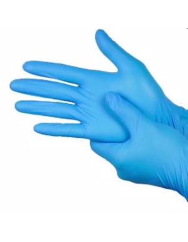 Pharm Pak Handschuhe Nitril Puderfrei Blau Groß 100er Pack x 1