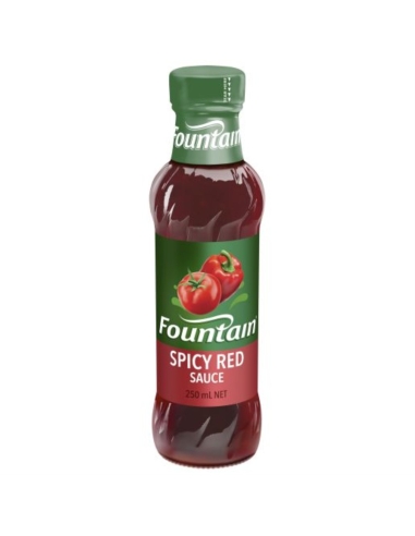 Fountain Pomodoro di salsa Piccante Rosso 250ml x 1