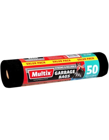 Multix Bolsas de basura Extr Wide Roll 85cm por 7 cm 56 ltr 50 Pack x 1