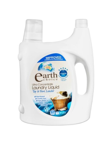 Earths Choice Ultra Concentrate Laundry Liquid Top & Front Loader 4ltr x 1