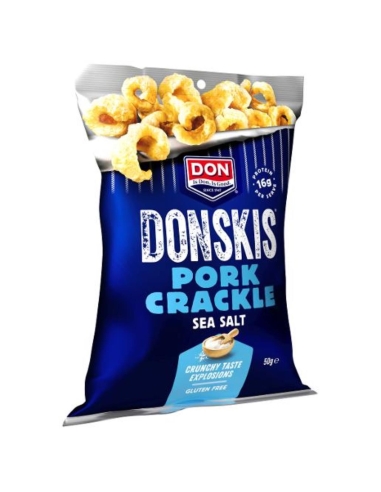 Don Donski Crackle di maiale al sale marino 50g x 10