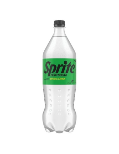 Sprite Limonaden-Erfrischungsgetränk ohne Zucker, 1,25 l x 12