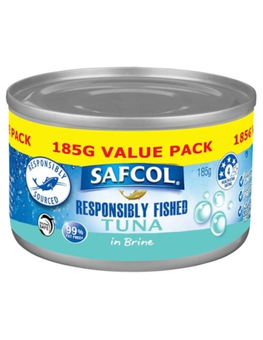 Safcol Tuna à Brine 185g x 1