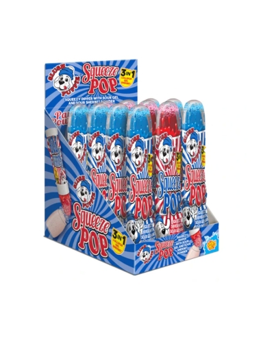 Slush Puppie Squeezy Pop Candy 45g x 12