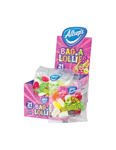 Allseps Bags Of Lollies 65g x 21