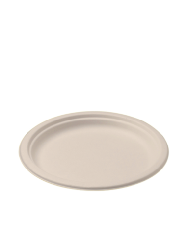 Cast Away Enviroboard Natural Dinner Plate Medium Round 9 Inches 125 Pack x 4