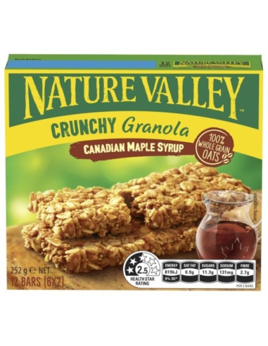 Nature Valley Maple Syrup Crunch Bar 252g x 5