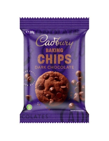 Cadbury Cook Chocolate Dark Chip 200g x 1