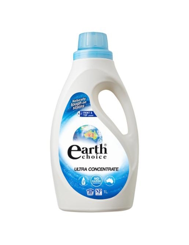 Earths Choice Ultra Concentrate Laundry Liquid Top & Front Loader 1ltr x 1