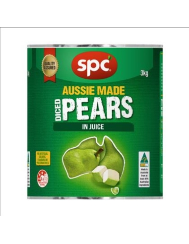 Spc Pears Diced In Juice 3kg x 1