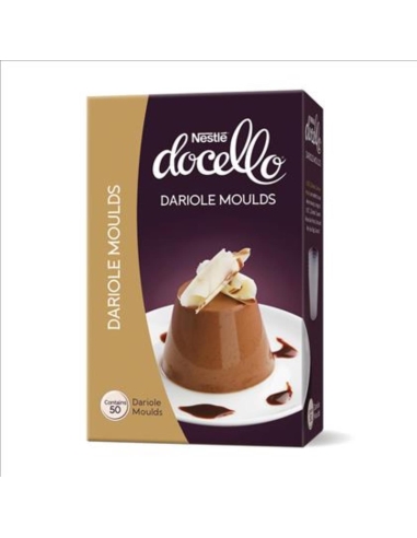 Nestle Dariole Moulds 6cm X 4.5cm 50 Pack x 1