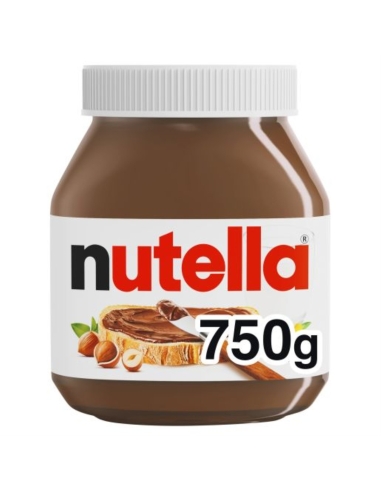 Nutella Hazlenut Chocolate Spread 750g x 1