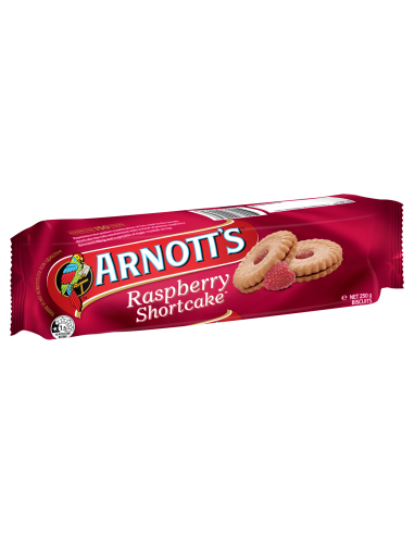 Arnotts Biscuits Raspberry Shortcake 250g x 1