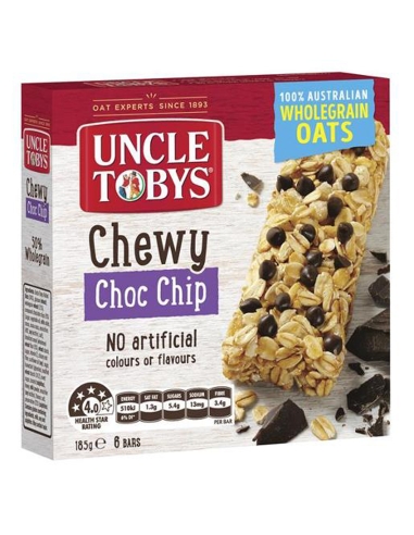 Uncle Toby Chewy Chocolate Chip Muesli Bar 185g x 1