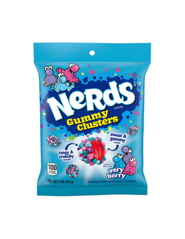 Nerds Very Berry Gummy Cluster 141g x 12