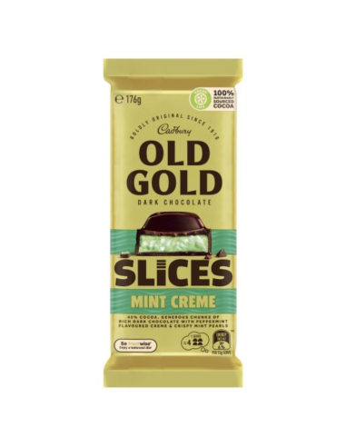 Cadbury Old Gold Mint Slices 176g x 16