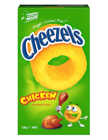 Cheezels Chicken Snack Box 125g x 12