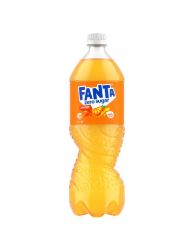 Fanta No Sugar Orange Soft Drink 1.25ltr x 12